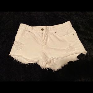 White Billabong Shorts